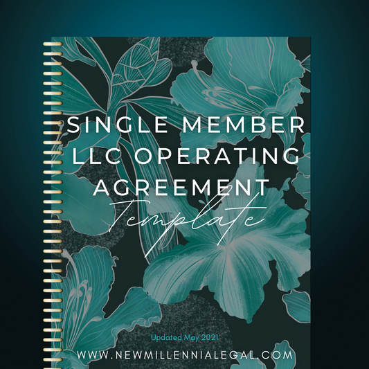 LLC Operating Agreement Template (Single Member)