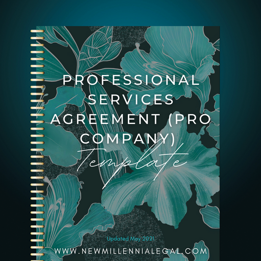 Professional Services Agreement Template (Pro-Company)