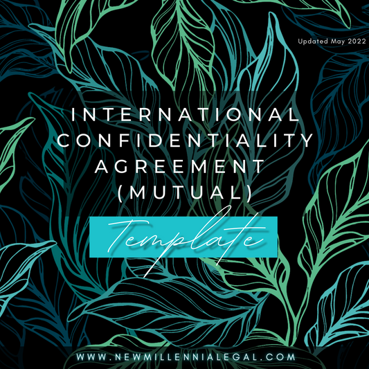 International Confidentiality Agreement Template (NDA)