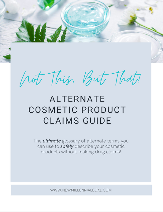 Not This but That - Alternate Cosmetic Product Claims Guide